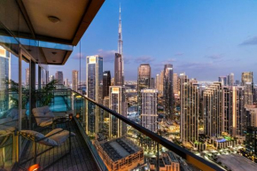 Sky-High 2BR - Infinity Pool & Burj Khalifa Views